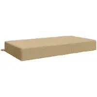 vidaXL Zitkussen SOEST 100% Polyester Beige 120 x 60 x 15 cm