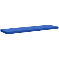 vidaXL 1-delig Bankkussen VUGHT 100% Polyester Koninklijk Blauw