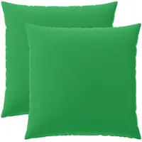 vidaXL Kussen met kussen HEERLEN 2 st Groen Polyester