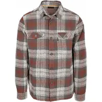 PME Legend Overhemd 'Overshirt with check pattern and chest pockets' bruin