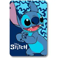 Disney Lilo en Stitch fleece deken Plaid blauw