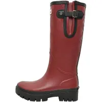 Barbour Regenlaarzen 'Leighton' bordeaux / zwart