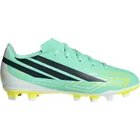 Adidas F50 Hyperfast Club Gras / Kunstgras Voetbalschoenen (MG) Kids Mintgroen Zwart Wit