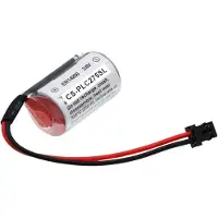 123accu Toshiba ER3V accu met zwarte connector (3.7 V, 1000 mAh, huismerk)