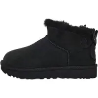 Ugg Boots 'Ultra Mini Bailey Bow' zwart