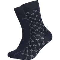 JOOP! Sokken navy / lichtgrijs