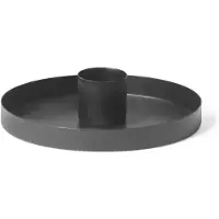 Novaliv Set van 8 tafelkaarsenhouders ZWART diameter 6cm Adventskrans Kersttafeldecoratie scandic chic stokkaarsenhouder kaarsenbord kaarsenhouder kaarsenspeld kaarsenprikker