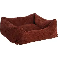 Flamingo kattenbed, rechthoekig, terracotta kleur, afmetingen: 80 x 67 x 22 cm