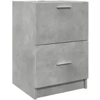 vidaXL Wastafelonderkast, betonkleur, 40x37x59 cm, houtvezel