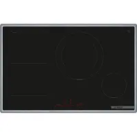 Bosch PVS845HB1E Serie 6, vrijstaand kookoppervlak (zwart/roestvrij staal, 80 cm)
