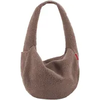 Reisenthel Moonbag Grote Crossbody Tas - Schoudertas - 24L - Teddy Chocolate Bruin