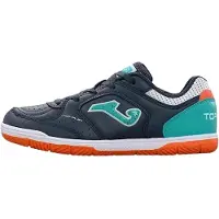 Joma Top Flex Zaalvoetbalschoenen (IN) Kids Donkerblauw Wit Turquoise
