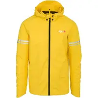 Agu Original II - Regenjas - Unisex - Waterdicht - Ademend - Geel - XL - Met capuchon - Reflecterende details - Gerecycled polyester