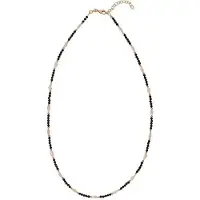 Alisia AL5251.01.000 GOLD-PLATED KETTING MET AGAAT EN EN PARELS 1 STUK