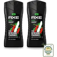 Axe 2 x – Douchegel – Africa – 250 ml - Wasstrips - Africa Douchegel - Africa Geur - Douchegel Voor Mannen - Exotische Geur - Mannelijke Geur