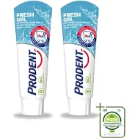 Prodent 2 x – Tandpasta – Fresh Gel – 75 ml - Grootverpakking - Vaatwasstrips - Frisse Mond - Anti-cariës - Tandplak - Tanderosie - Glazuur Bescherming