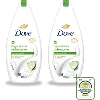 Dove 2 x – Douchegel – Refreshing – 450 ml - Wasstrips - Douchegel - Frisheid - Reiniging - Huid Verzorging - Mild Reinigen