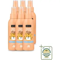Sence 6 x Baby – Haarlotion – Verzorgend – 150 ml - Wasstrips - Baby Haar Lotion - Baby Haar Verzorging - Gevoelige Hoofdhuid - Vegan Haarlotion - Milde Haarlotion