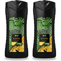 Axe 2 x - Douchegel - Wild - 400 ml - Voordeelverpakking - 2 stuks