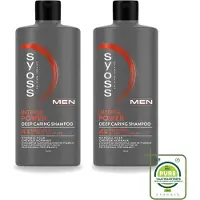 Syoss 2 x - Men Power - Shampoo - Langdurige Styling - 440ml - Grootverpakking - Vaatwasstrips - Mannelijk Haarverzorging - Krachtig Haar - Haar Stimulatie - Cafeïne Shampoo - Gezonde Haargroei