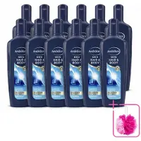 Andrélon 12 x - Men - Hair & Body - Shampoo - 300 ml - Bulkverpakking - Haar en lichaam verzorgen - Douchemop - Mannelijke haar en lichaam verzorging