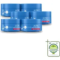 Taft 6 x - Ultra 2 - Styling Wax - Flexibele textuur - 75 ml - Grootverpakking - Vaatwasstrips - Haartypen - Styling Wax - Flexibele Hold - Glanzend Haar - Vegan Haarproduct