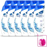 Head & shoulders 12 x - Shampoo - Classic Clean - 250ml - Bulkverpakking - Anti-roos shampoo - Douchemop - Roosvrij haar