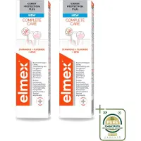Elmex 2 x - Tandpasta - Caries Protection Plus - Complete Care - 75 ml - Wasstrips - Tandpasta - Cariësbescherming - Tandglazuur - Tandvleesgevoeligheid - Remineralisatie