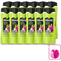 Axe 12 x – Douchegel – Epic Fresh Fresh Boost 3-in-1 – 400 ml - Bulkverpakking - Douchegel - Douchemop - Frisheid
