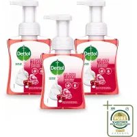 Dettol 3 x - Foam Handzeep - Rozen & Kersenbloesem - Zacht Mouse - 250 ml - Wasstrips - Handzeep - Schuimhandzeep - Antibacterieel Handzeep - Zachte Handzeep - Handzeep Rozen En Kersenbloesem