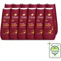 Dove 12 x – Douchegel – Pro Age Body Wash – 400 ml - Grootverpakking - Vaatwasstrips - Douchegel Voor Rijpere Huid - Huidverzorging - Hydraterende Crème - Huidbarrière - Sulfaatvrije Douchegel