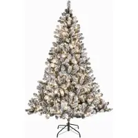 Kaemingk Imperial pine snowy led id 525tips white kunstkerstboom H180 D117 cm hoog Everlands