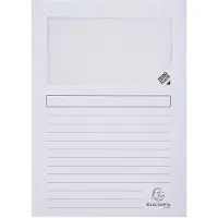 Exacompta 8x FOREVER Pak van 50 venstermappen 120g/m2 - 22x31cm voor A4 - Geassorteerd - 50000E