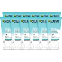 Garnier 12 x - Pure Active - Dagelijkse Scrub - Niacinamide & BHA - Exfolieert & Reinigt Poriën - 150 ml - Voordeelverpakking - 12 stuks