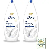 Dove 2 x – Badcrème – Indulging Cream – 720 ml - Wasstrips - Badcrème - Badcrème 720 Ml - Badcrème Voor Huid - Badcrème Voor Zintuigen - Zachte Reiniging
