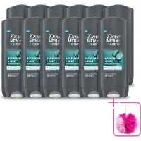 Dove 12 x - Douchegel - Men+ Care Eucalyptus + Mint - Verfrissend en kalmerend - 400 ml - Bulkverpakking - Douchegel voor mannen - Douchemop - Eucalyptus en munt