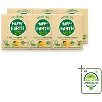 Happy Earth 6 x Repair & Care shampoo bar - 70 gram - grootverpakking - 6 stuks