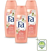 Fa 3 x - Douchecrème - Divine Moments - Verzorgen & Voeden - Verfrissend - 250 ml - Grootverpakking - Vaatwasstrips - Douchecrème - Camelia - Verzorging - Voeding - Huid Verzorgen