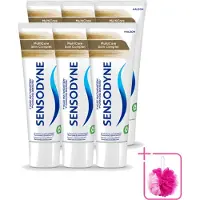 Sensodyne 6 x – Tandpasta – MultiCare – 75 ml - Bulkverpakking - Gevoelige tanden - Douchemop - Mondverzorging