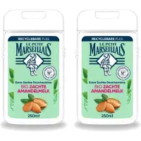 Le Petit Marseillais 2 x – Douchecrème – Zoete Amandel – Hydraterend – 250 ml - Voordeelverpakking - 2 stuks