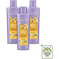 Unilever 3 x Andrélon Shampoo voor perfecte krullen - 250 ml - Voorraadverpakking - 3 stuks