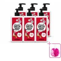 Marcel's Green Soap 6 x - Handzeep Argan & Oudh - Plantaardig & duurzaam - 500 ml - Bulkverpakking - Handzeep - Douchemop - Natuurlijke handzeep