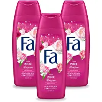 Fa 3 x - Pink Passion - Douchegel - Roze Roos - 250 ml - Voordeelverpakking - 3 stuks