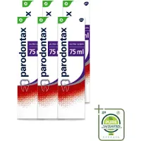 Parodontax 6 x – Tandpasta – Ultra Clean – 75 ml - Grootverpakking - Vaatwasstrips - Tandpasta - Tandplak - Tandvlees - Bloedend Tandvlees - Mondgevoel