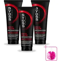 Syoss 3 x - Intense Color - Deep Conditioner - Kleurbehoud tot 12 Weken - 250 ml - Bulkverpakking - Kleurbehoud - Douchemop - Gekleurd haar