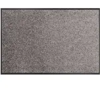 ANRO Deurmat Amigo Grijs 60x40cm – Schoonloopmat Antislip Wasbaar Voordeur Hal Binnen