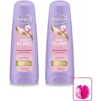 Unilever 2 x Andrélon Extra Glans Conditioner - 200 ml - Voordeelverpakking - 2 stuks
