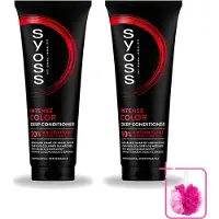 Syoss 2 x - Intense Color - Deep Conditioner - Kleurbehoud tot 12 Weken - 250 ml - Bulkverpakking - Kleurbehoud - Douchemop - Gekleurd haar