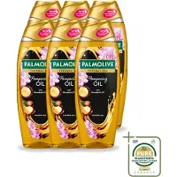 Palmolive 6 x – Douchegel – Thermal Pampering Oil – 650 ml - Wasstrips - Douchegel - Huidverzorging - Warme Douchegel - Voedende Douchegel - Aromatische Douchegel