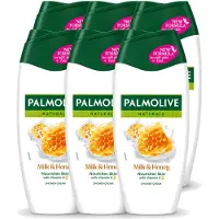 Palmolive 6 x – Douchecrème – Milk & Honey - 250 ml - Voordeelverpakking - 6 stuks